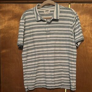 Striped Linksoul Blue Polo Shirt for Men